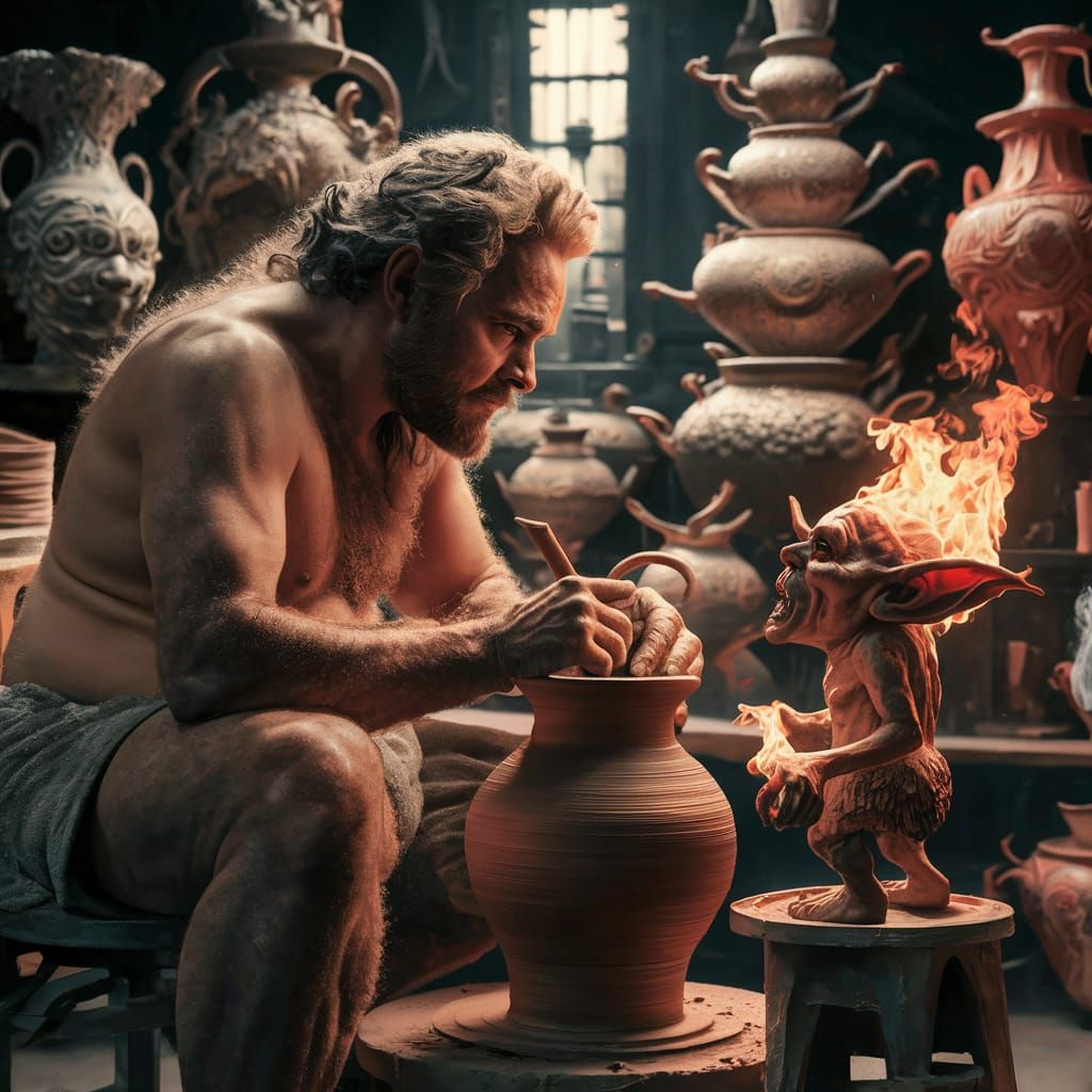 Hairy Potter and the Goblin on Fire