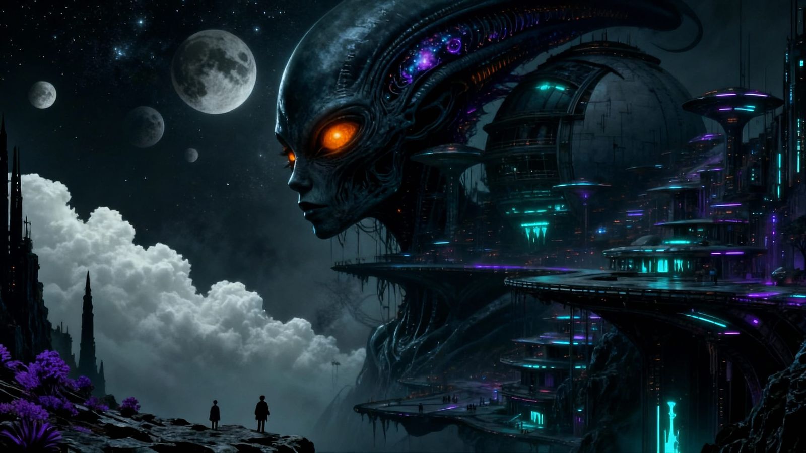 The Evil Alien City Landscape