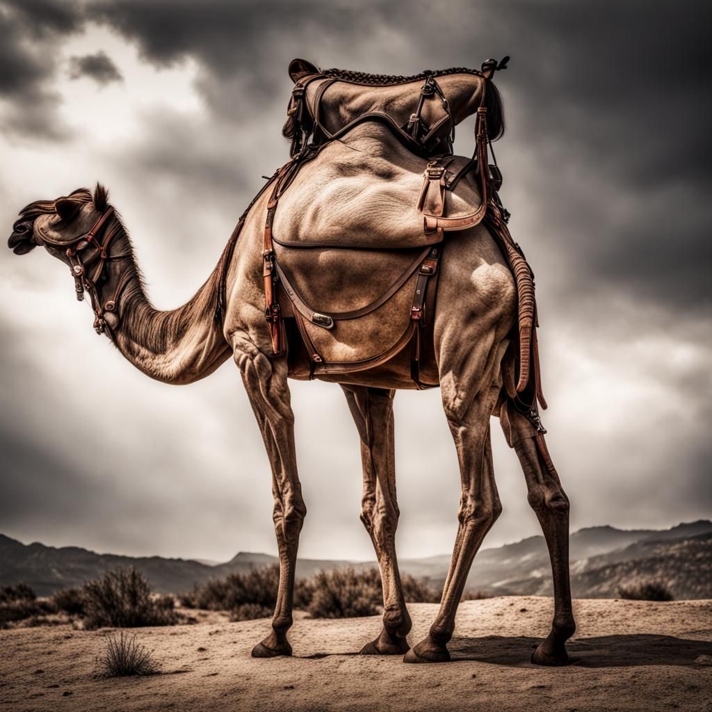 Hyperrealistic Hump Day Image in Cinematic Style