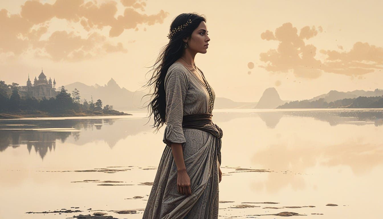 Timeless beauty whispers from forgotten pages