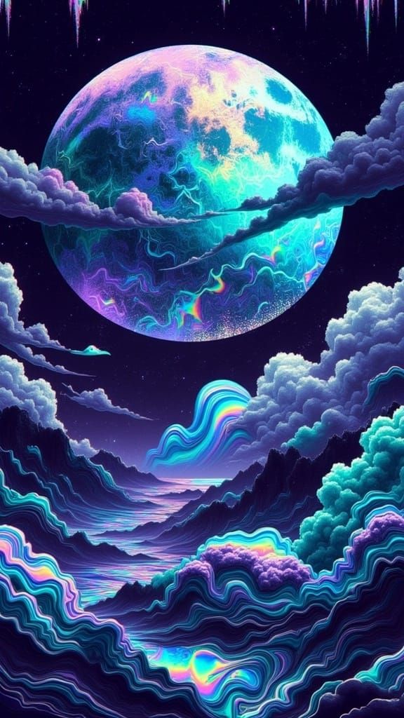 <lora:GlitchFoilFlux:1.0> Planet X is the culmination of two...