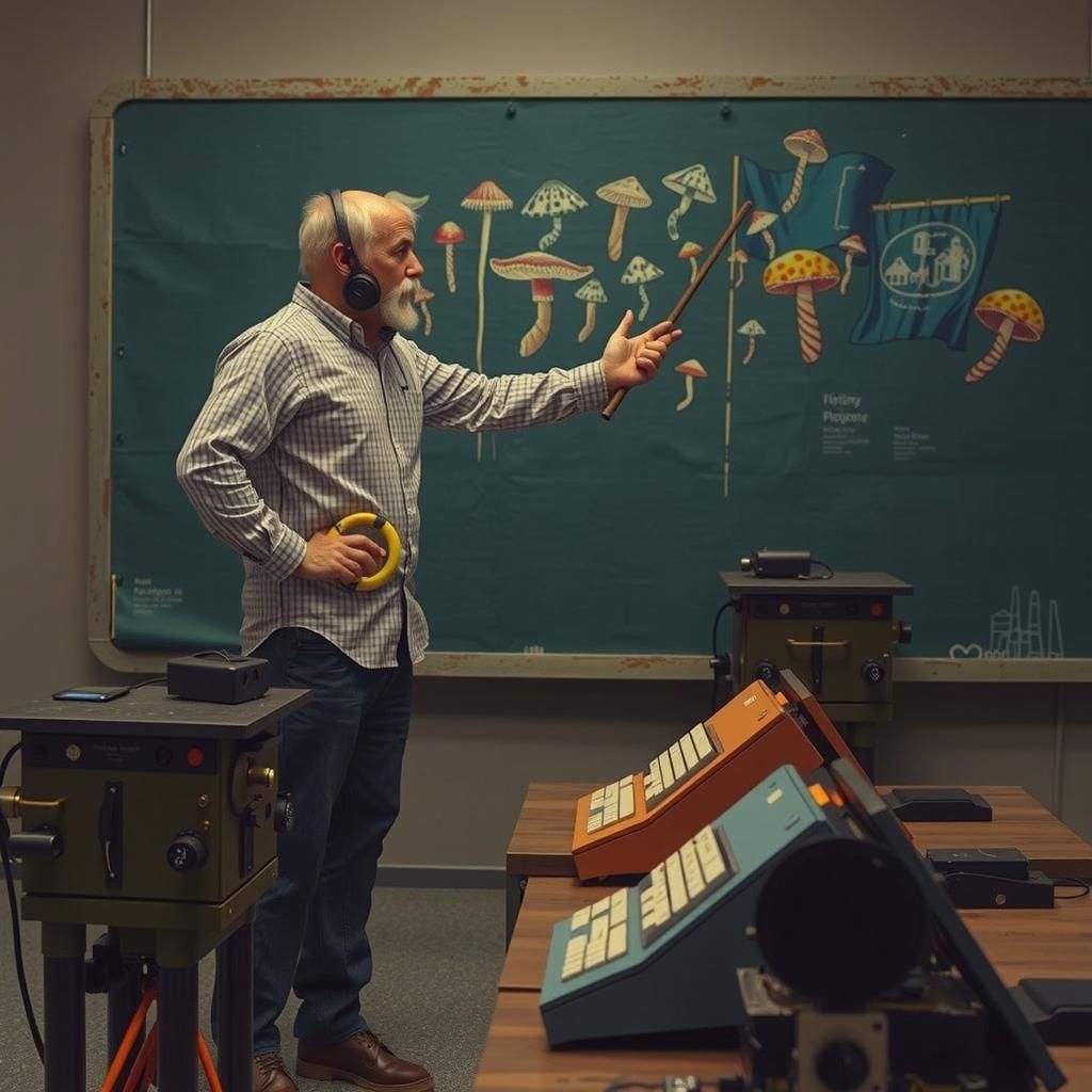 Steampunk Mushroom Metropolis Unfurls