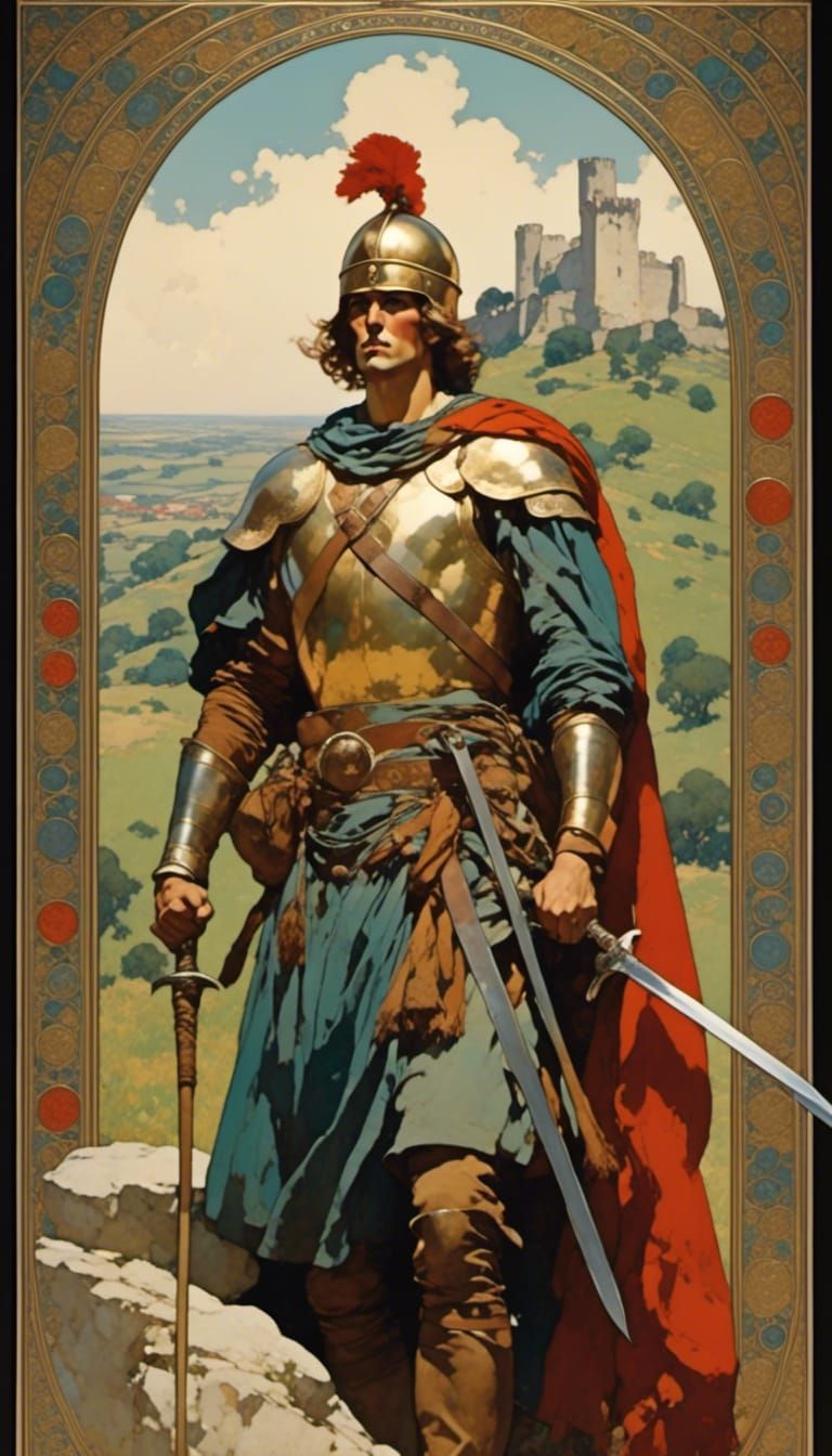 Frankish Knight and Castle