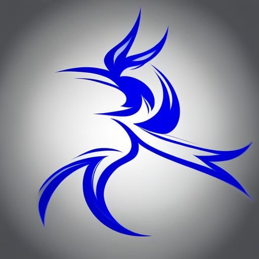 Phoenix Mascot Logo Design in 3D Vector Art