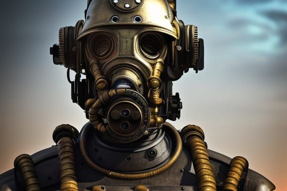 Steampunk Cyborg Soldier pt. 3