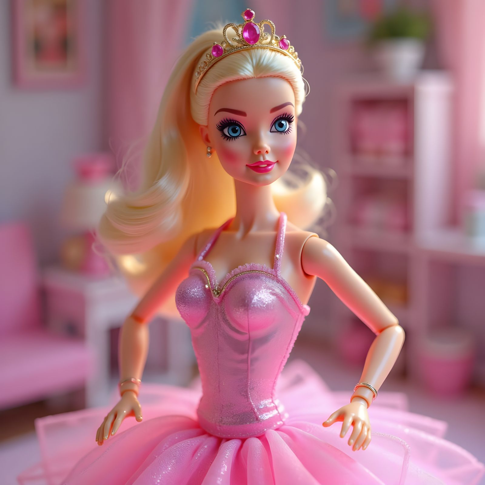 Barbie Ballet Dancer Doll in Playroom