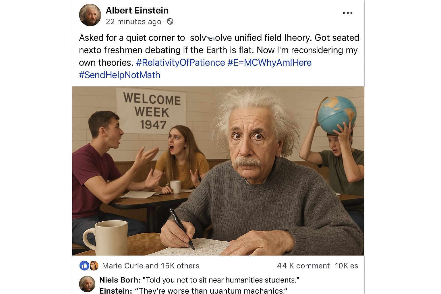 Einstein's Cafeteria Crisis: Relativity of Patience