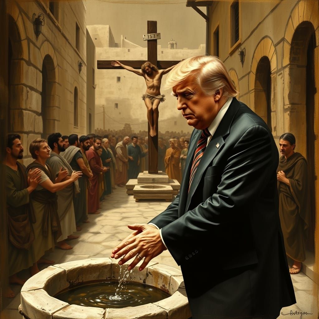 The Pompous Wash Their Hands Of All Blame For His Shed Blood, As They Align With Those Who Demanded His Death