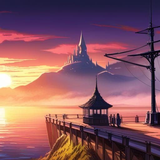 Harry Potter in Anime Key Visual Style