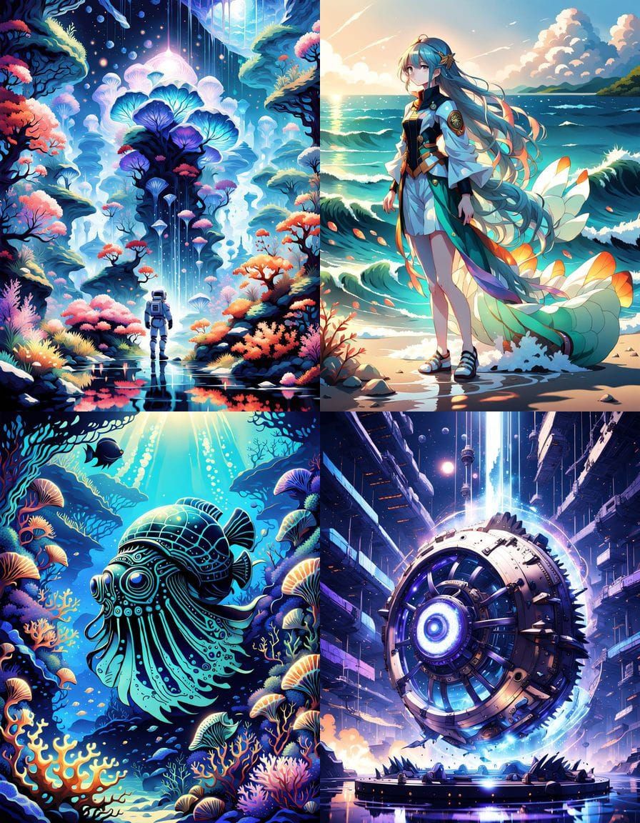 Depthward Shell Anime Style Art