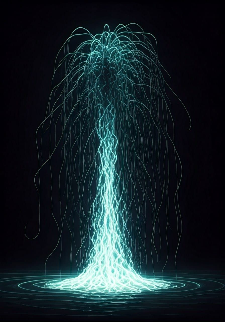 Surreal Glass Fading in Superfluid Helium