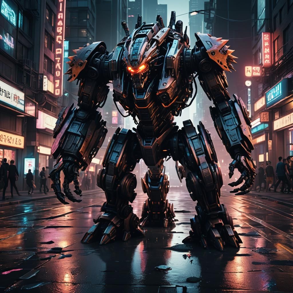 Epic Sci-Fi Monster Emerges from Shadows