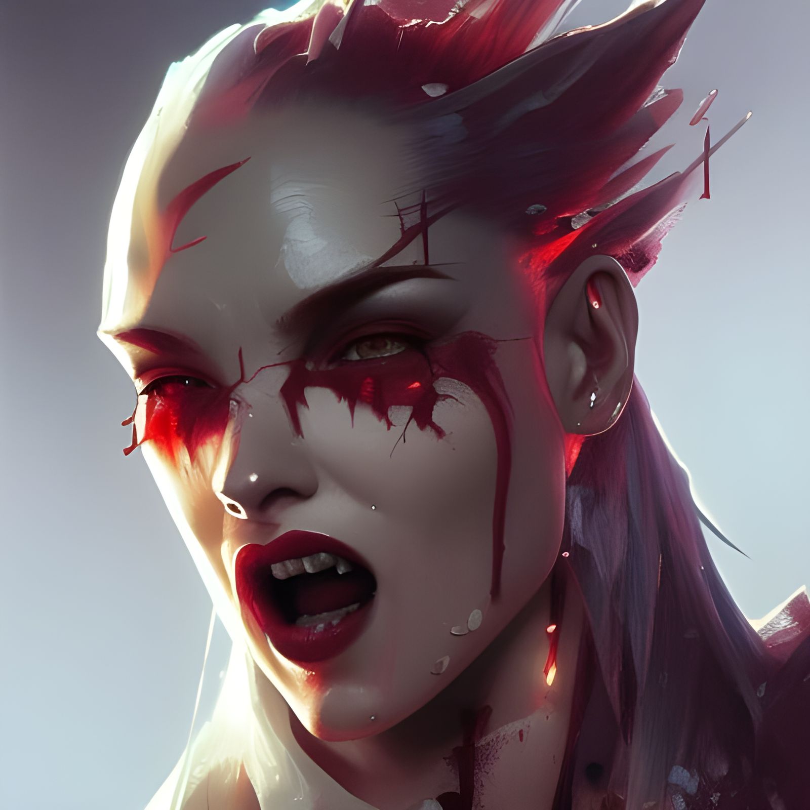 Hyperdetailed Vampire Portrait in Trending Art Style