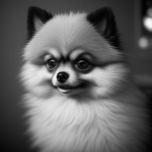 Hyperrealistic Pomeranian Portrait in High Definition