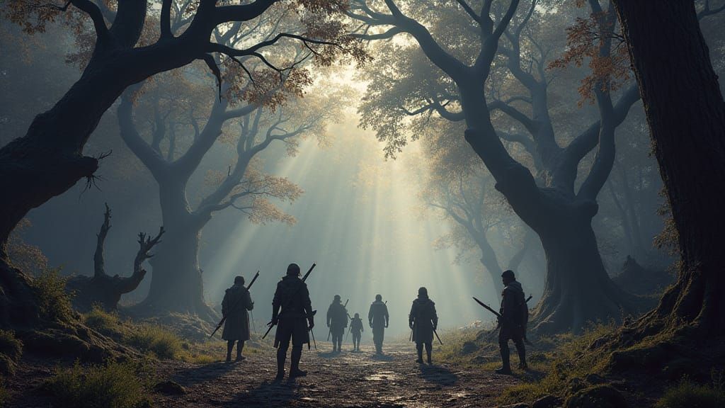 Explorers Discover Hidden Civilization in Misty Forest