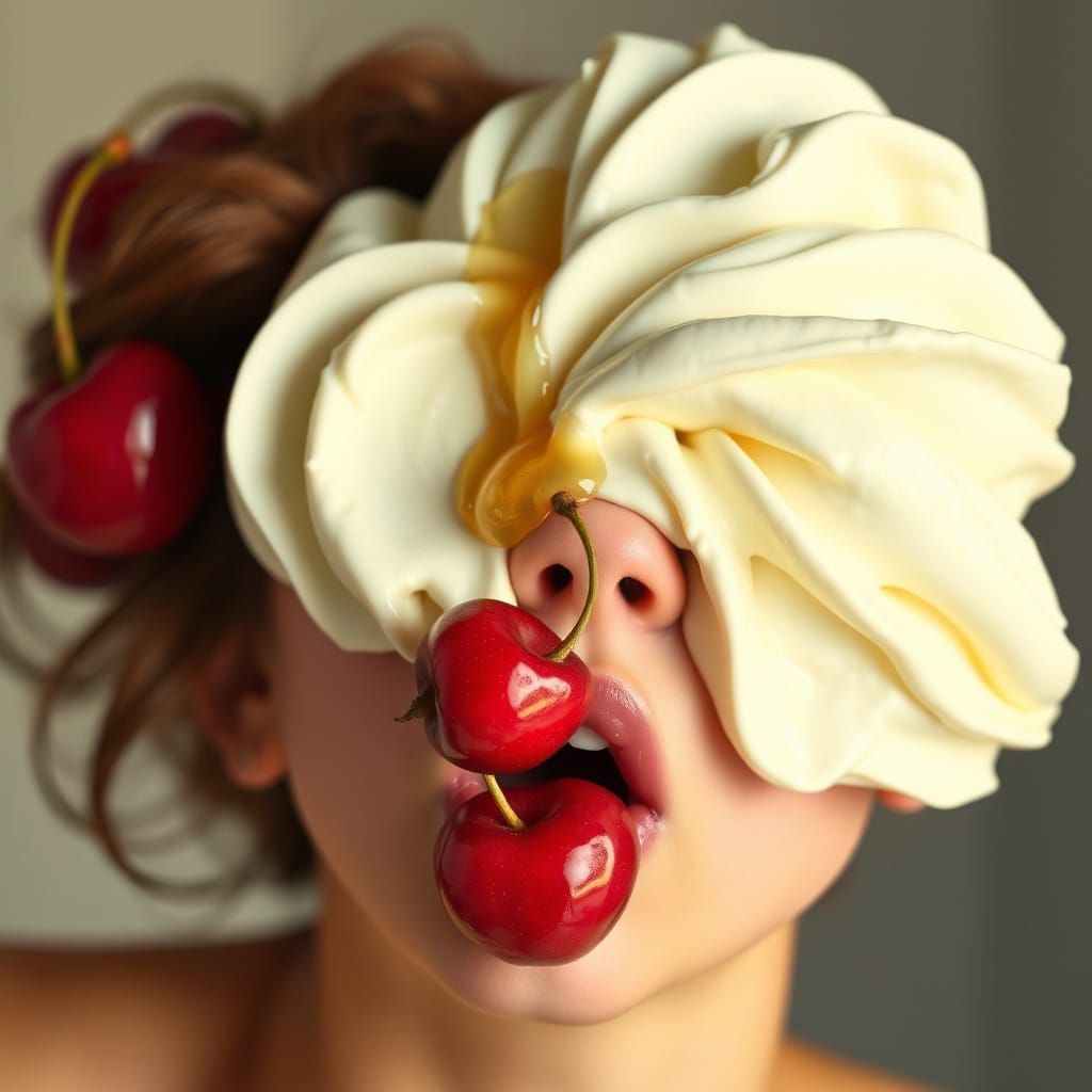 i am warm honey / i am sweet cream and cherries / lick me li...