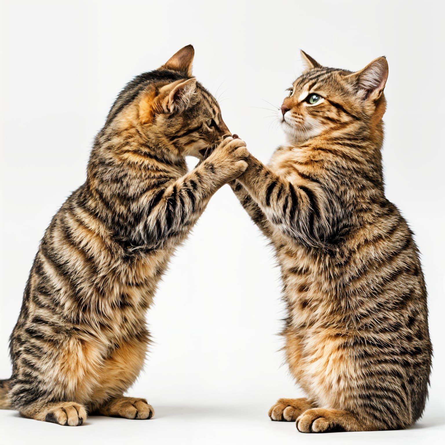 "Why are you chewing my claws?"