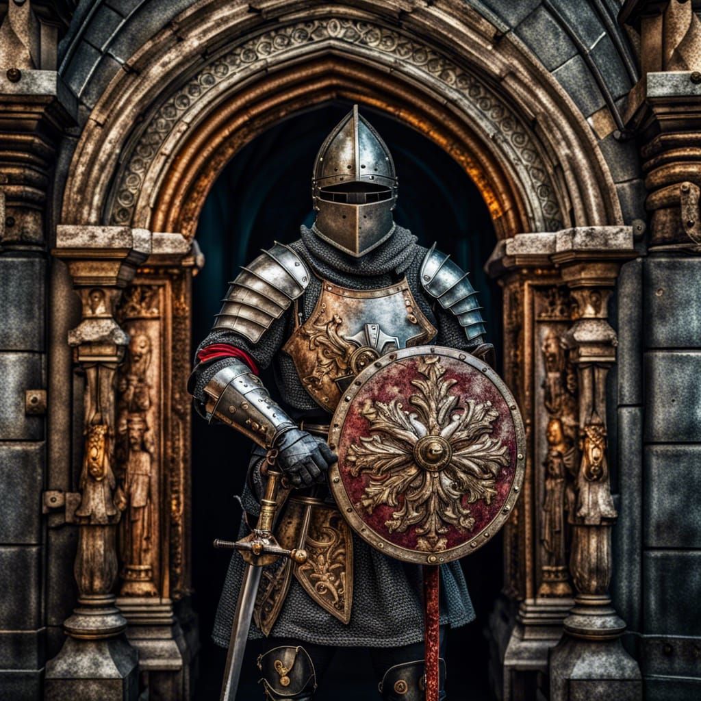 Ornate Knight of St John Hospitalier Photograph