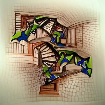 Impossible Staircases in Pen and Ink