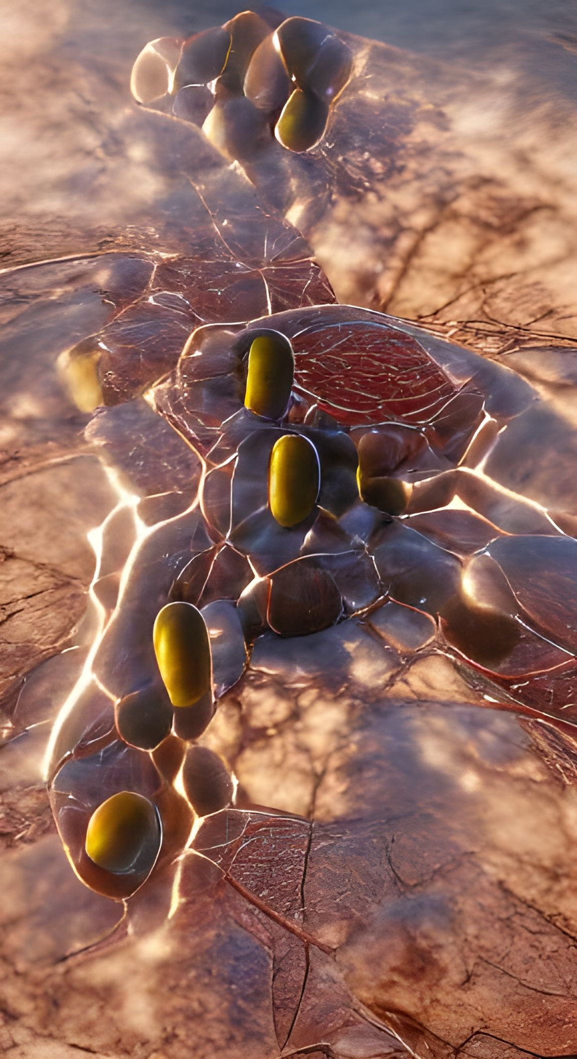 Geometric CryEngine Rendering of Mitochondria