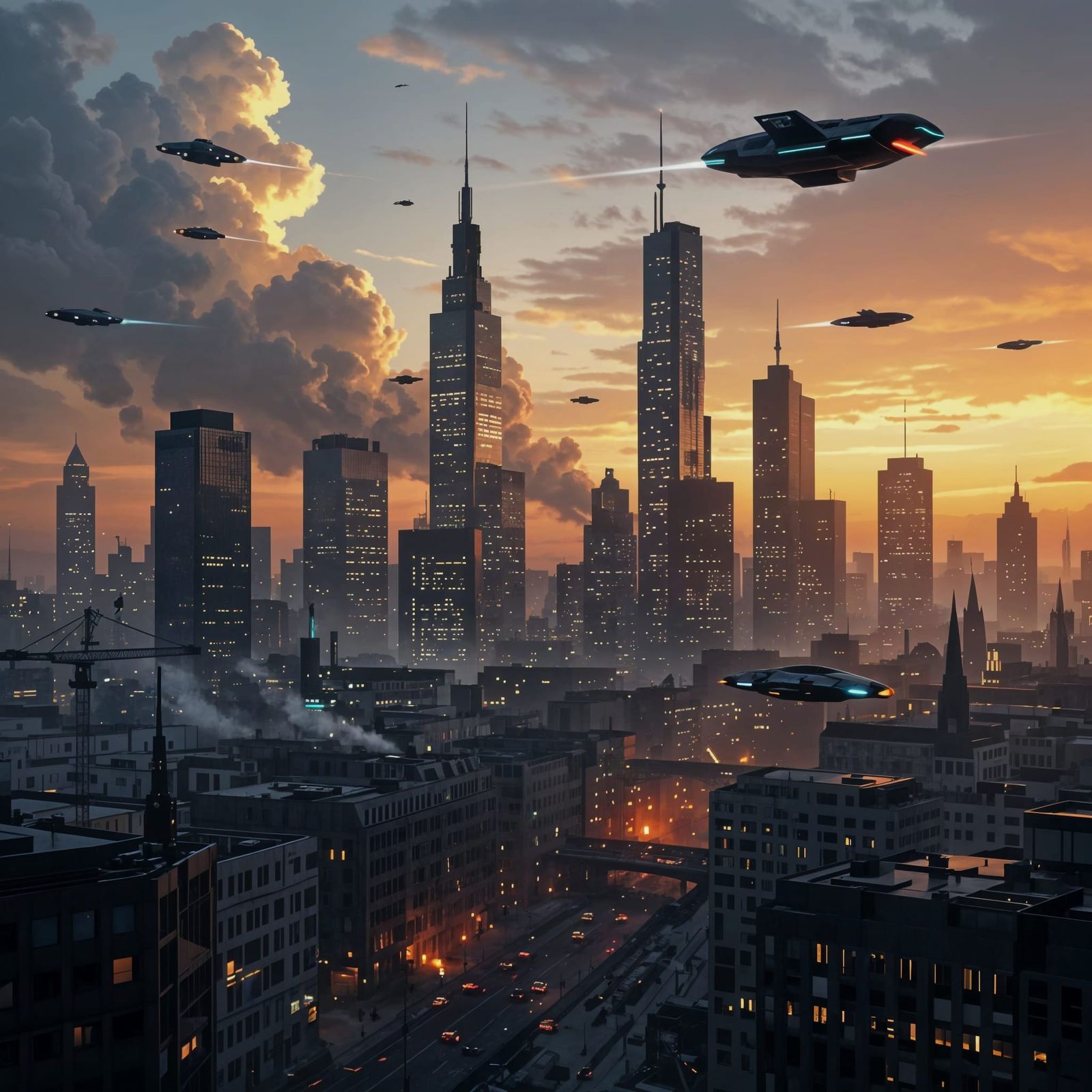 Futuristic Berlin Rises From Ashes in Digital Painting