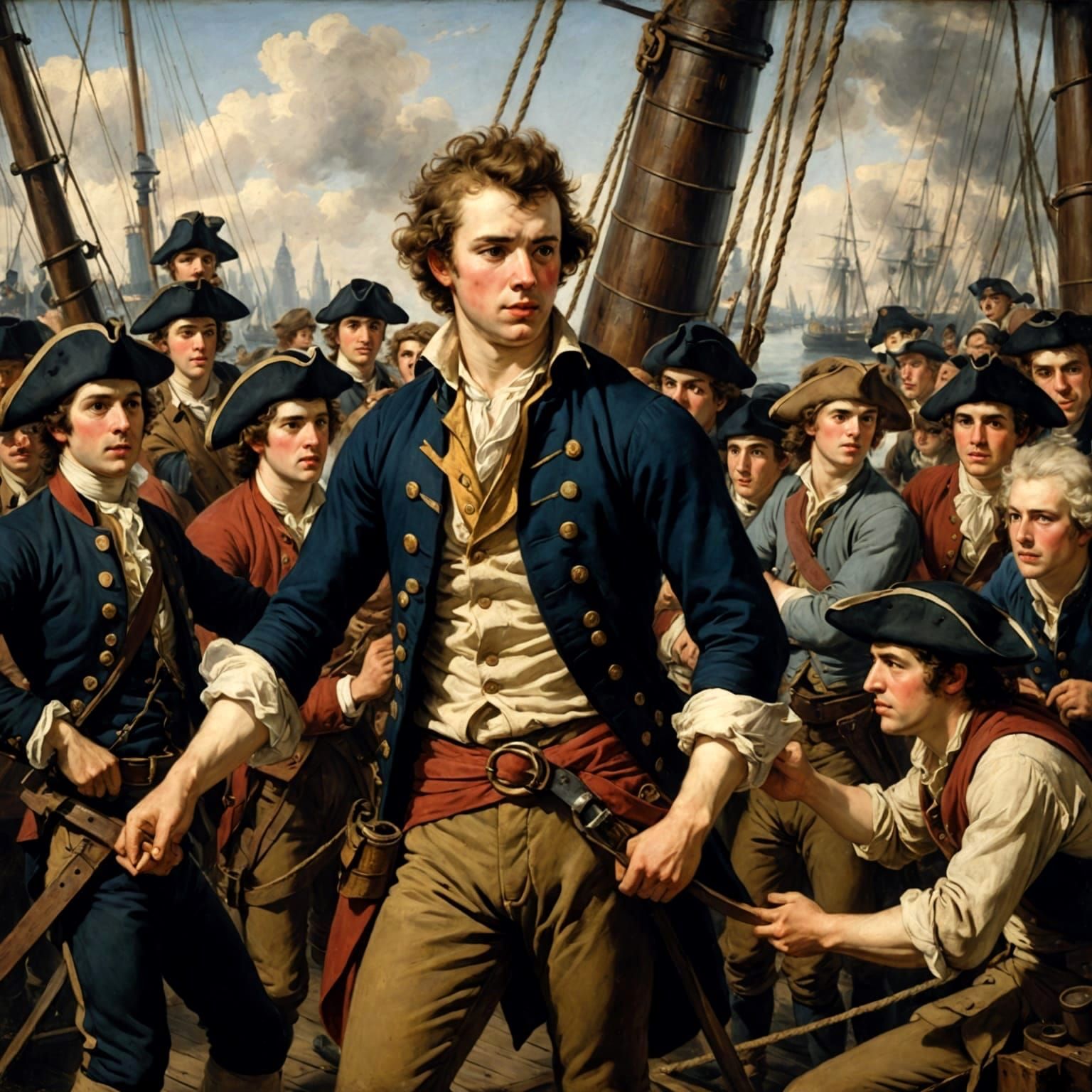 American Sailor Captured by British Sailors in 1790 London