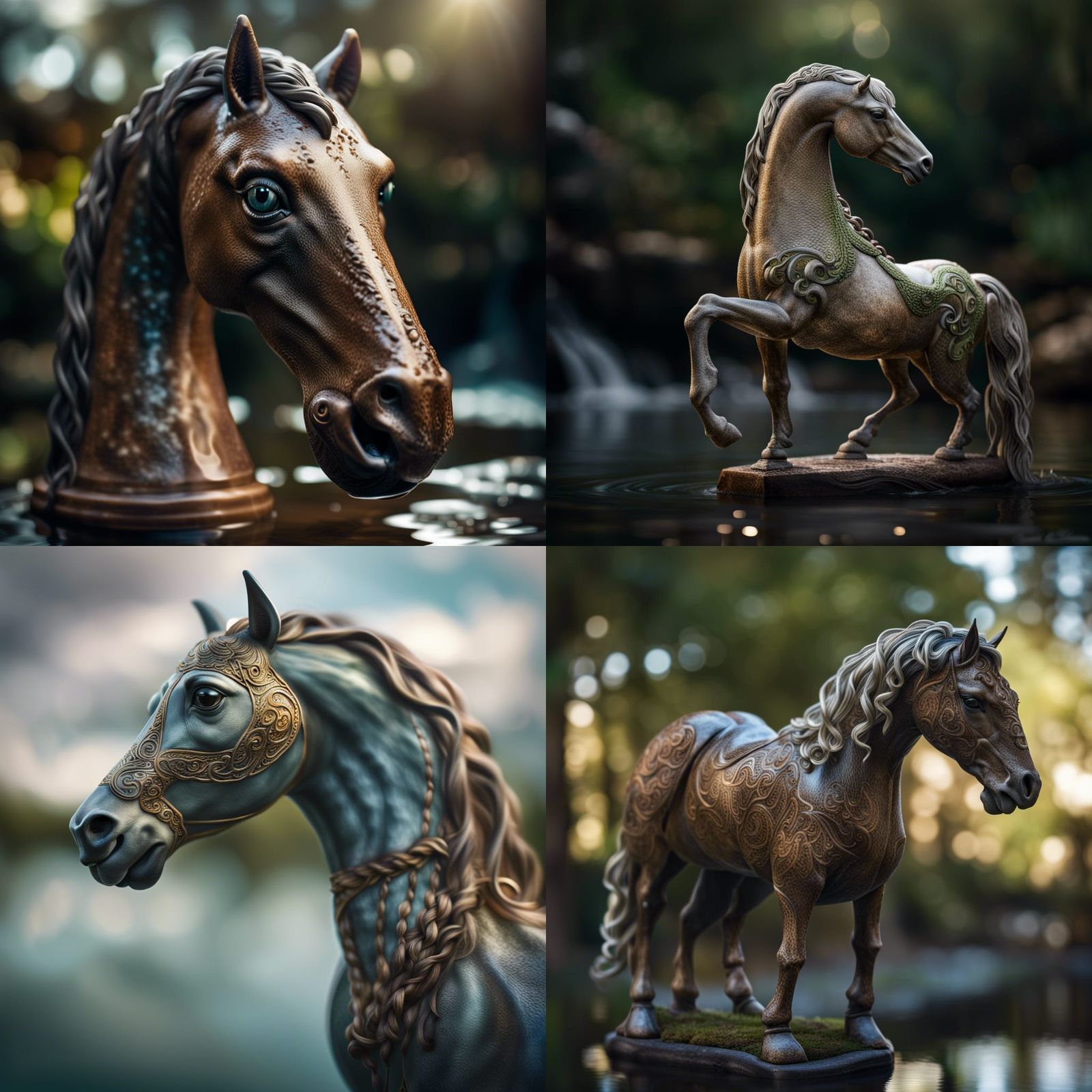 Mythical Kellie: Celtic Water Horse in Hyperrealism