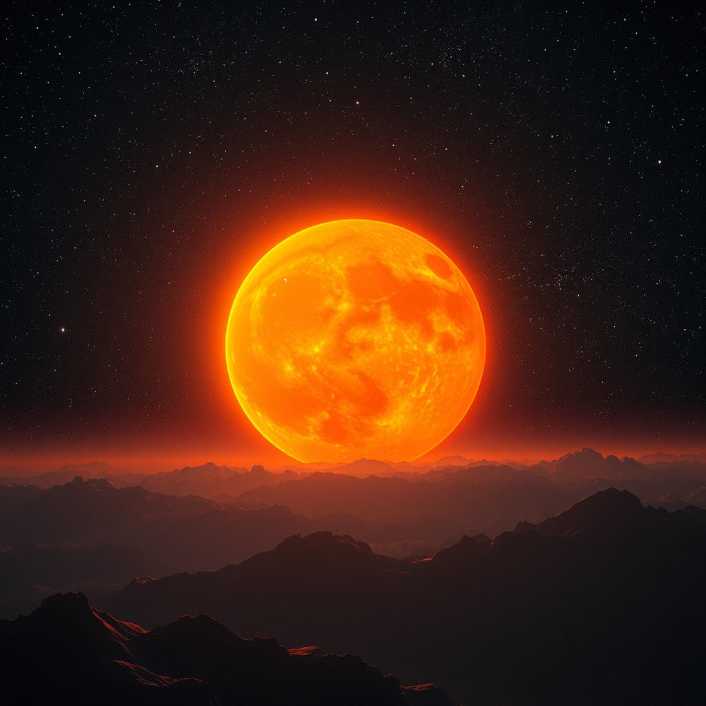 Serene Sunsets into Space: Fantasy Concept Art