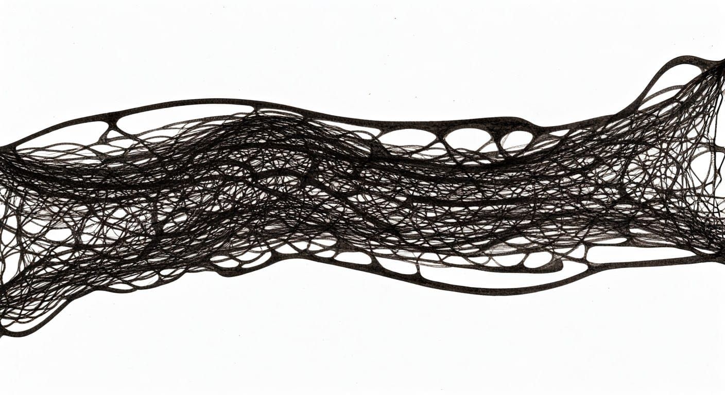 Surreal Pen and Ink Drawing in Klee Style