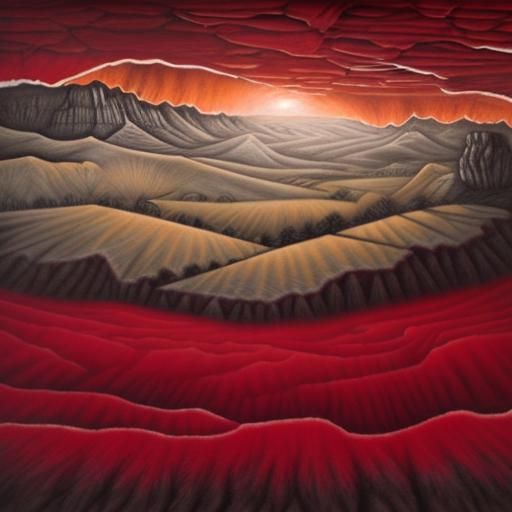 Hyperdetailed Charcoal Cave Painting