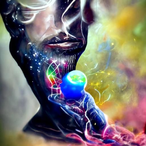 Cosmic Free Will: Holographic Astral Illustration