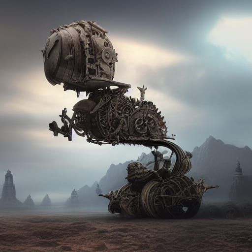 Dramatic Digital Painting of Sheer Heart Attack