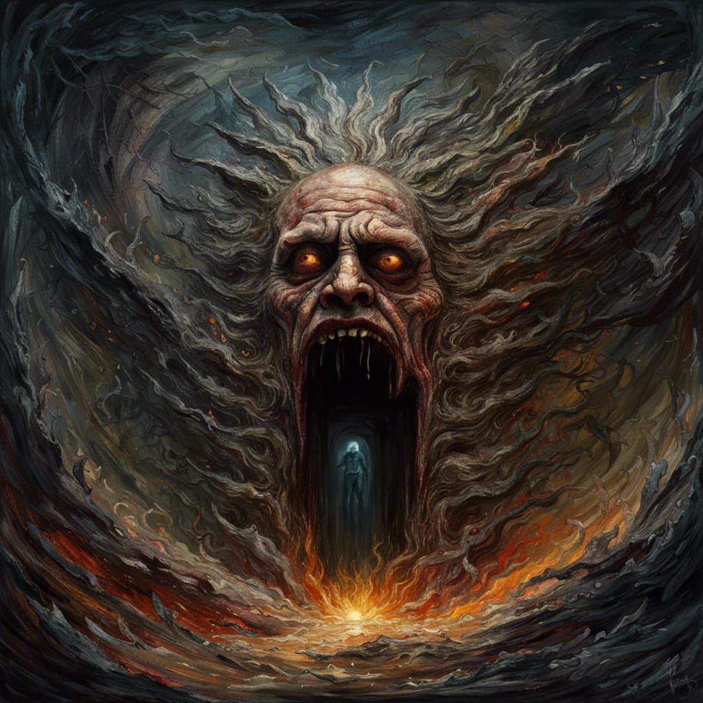 Disturbing Space Portal: A Gothic Impressionist Masterpiece