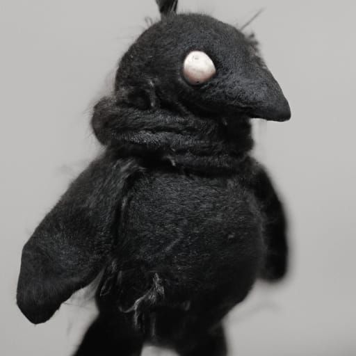 Alchemical Toy Crow: 1600s Magic and Esotericism