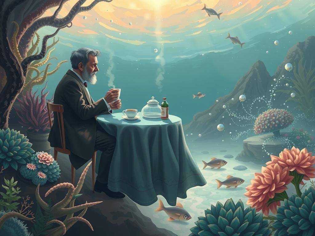 Surreal Underwater Tea Party