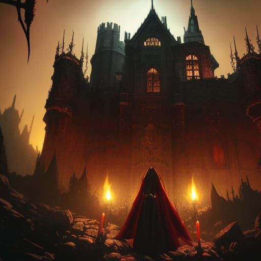 Dracula's Dinner Party in Castlevania Style