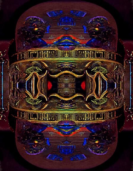 Eldritch World in Space: Cosmic Digital Art