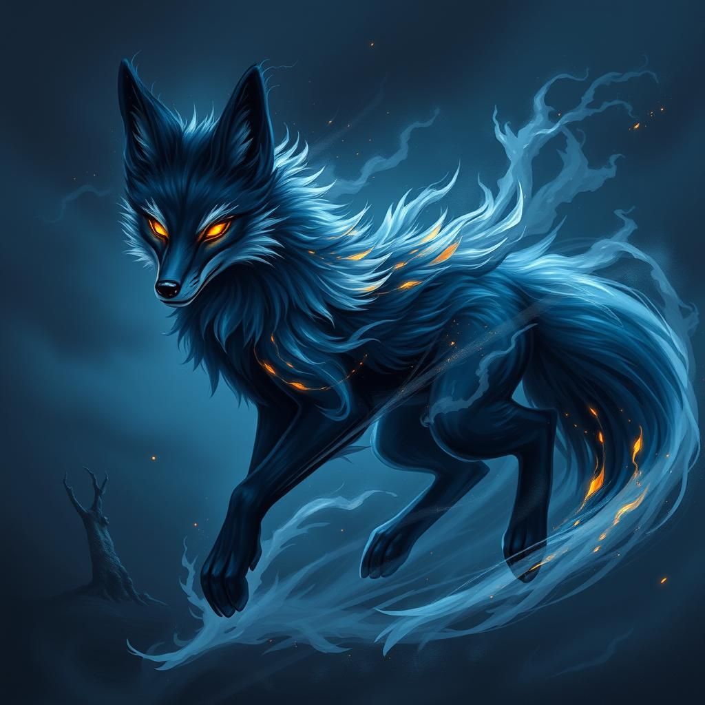 Mystical Aerofox: Embodiment of the Air Element