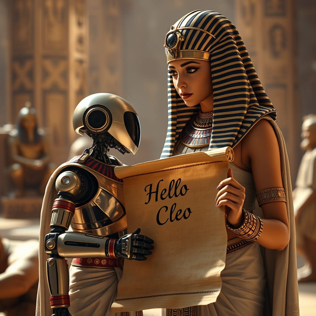 Robot Probe Meets Cleopatra in Ancient Egypt