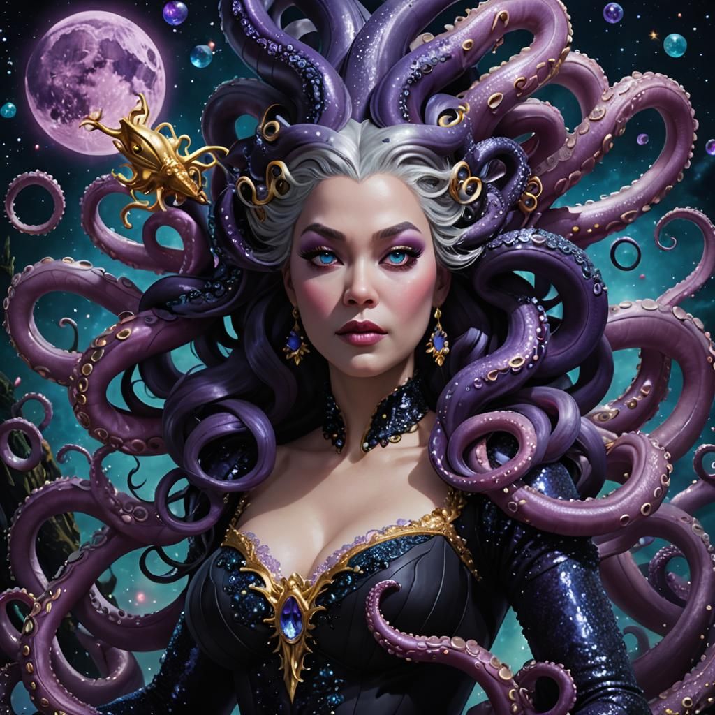Celestial Ursula Reimagined as Digital Art