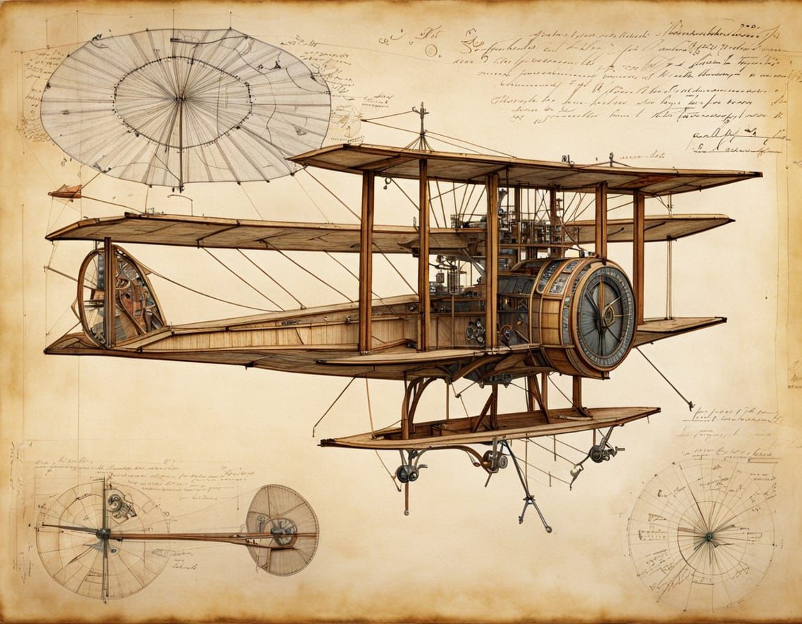 Ornithopter Design in Da Vinci Style