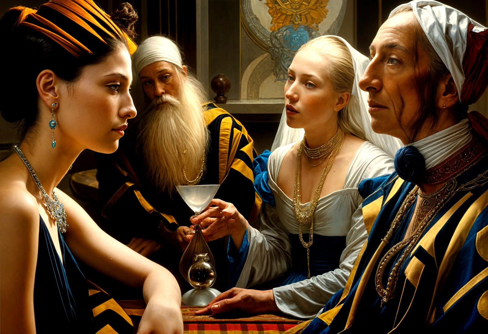 Abstracted Portraits in Bizarre Magical Realism