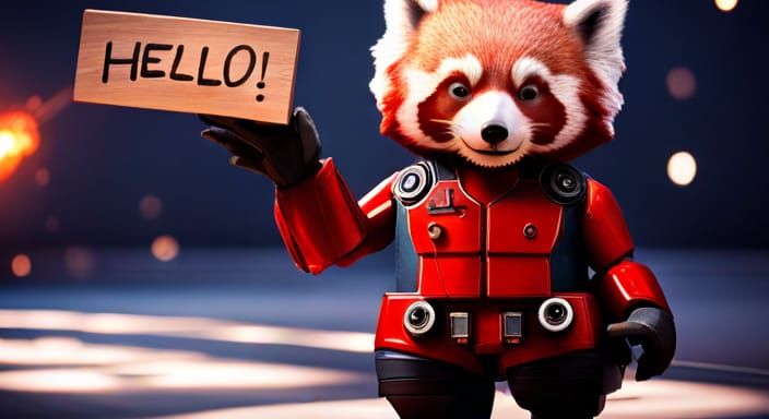 Robot Red Panda in Guardians of the Galaxy