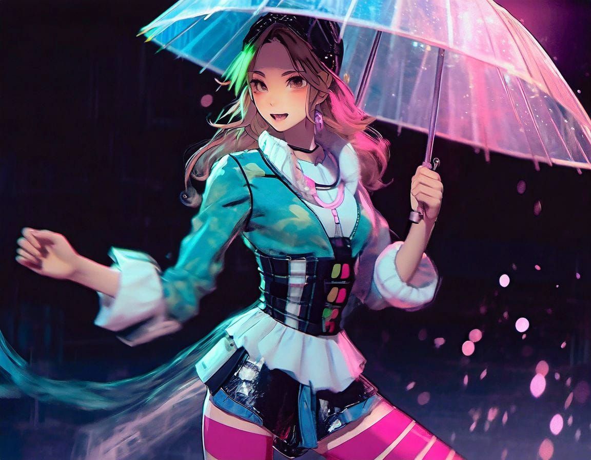 AI Image of a Simple Umbrella