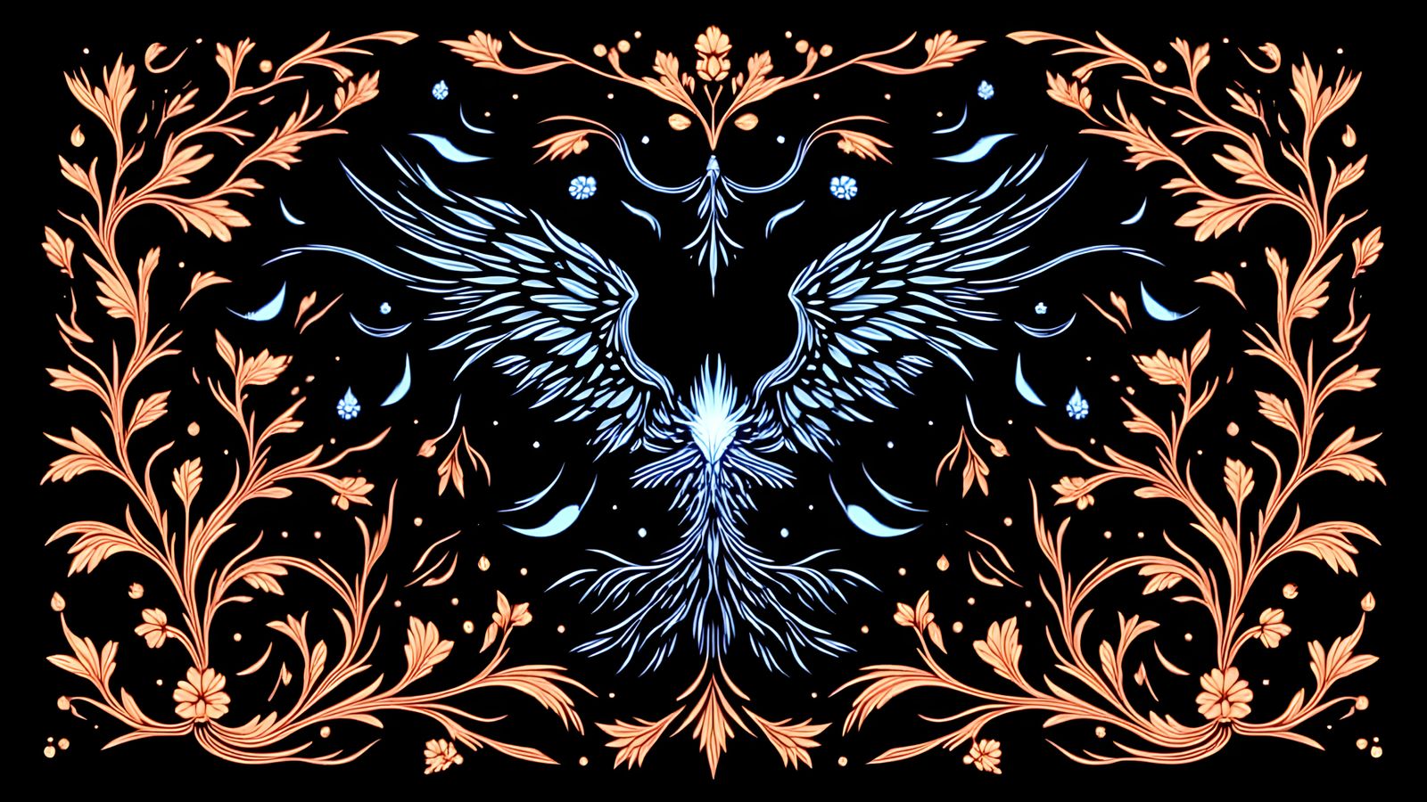 Illuminated Manuscript Decorations with Lovecraftian Figures