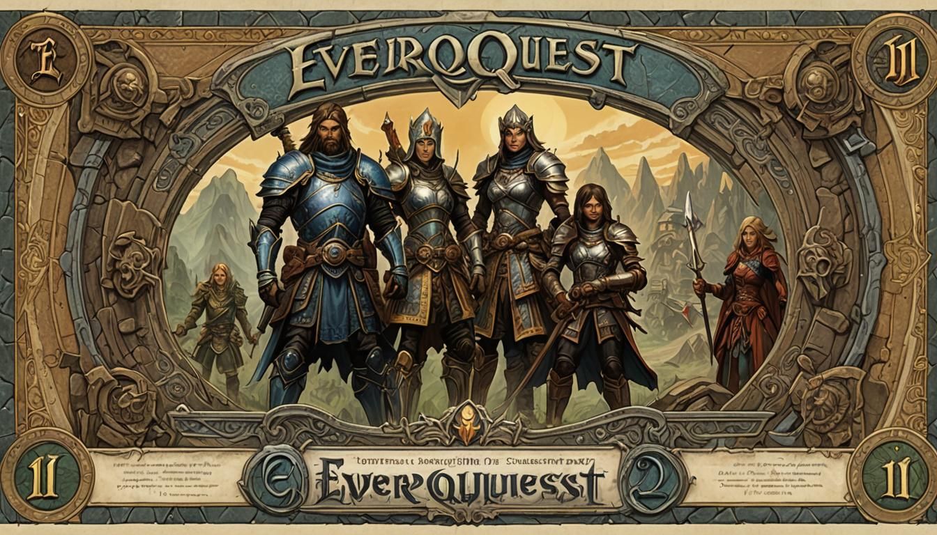 Fantasy Currency Art in Vibrant Digital Style