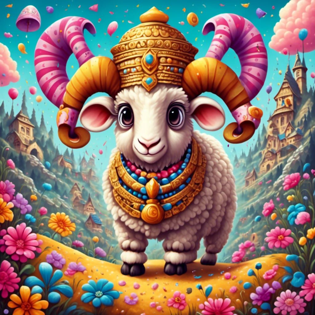 Abstract Text Art: Bomp Bah Bomp