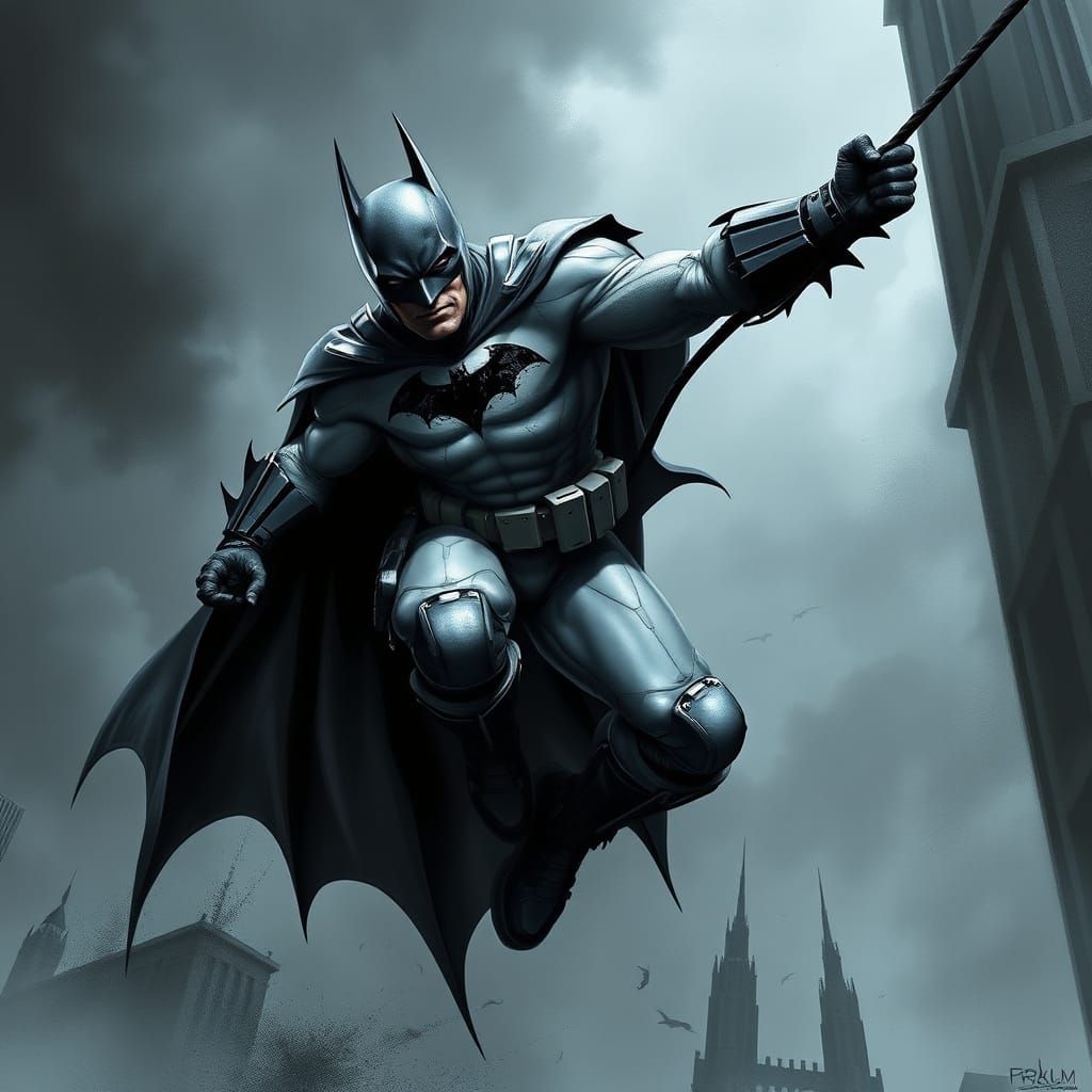 Gotham City Crusader in Grunge Armor