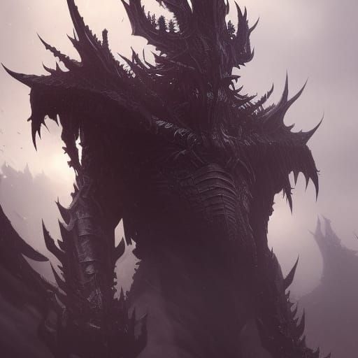 Ghost King of Darkness: Hyperdetailed Fantasy Art