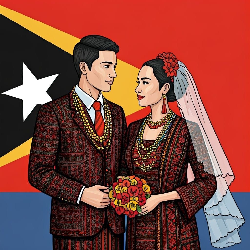 Newlyweds from Timor-Leste (East Timor)
